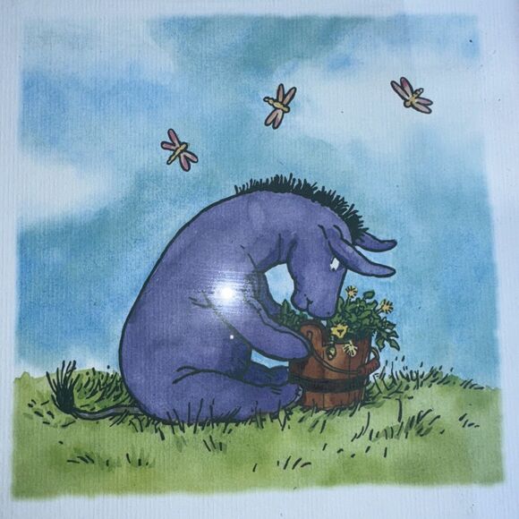 3 Framed 90s Disney Classic Winnie The Pooh Art Print SET Tigger Eeyore Michael - Picture 11 of 13